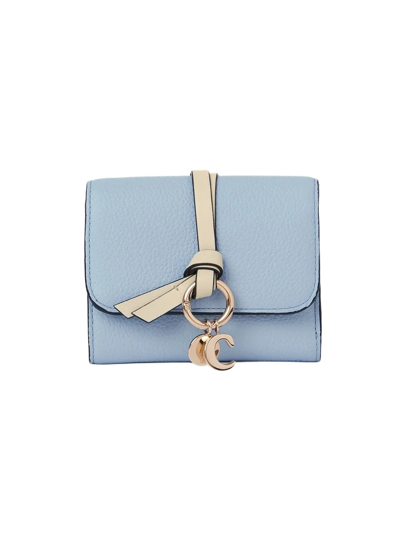 Chloé Small Alphabet tri-fold in grained leather