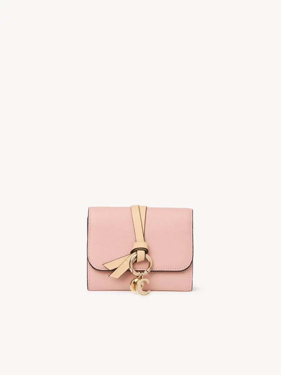 Chloé Small Alphabet tri-fold in grained leather | Thumbnail 2