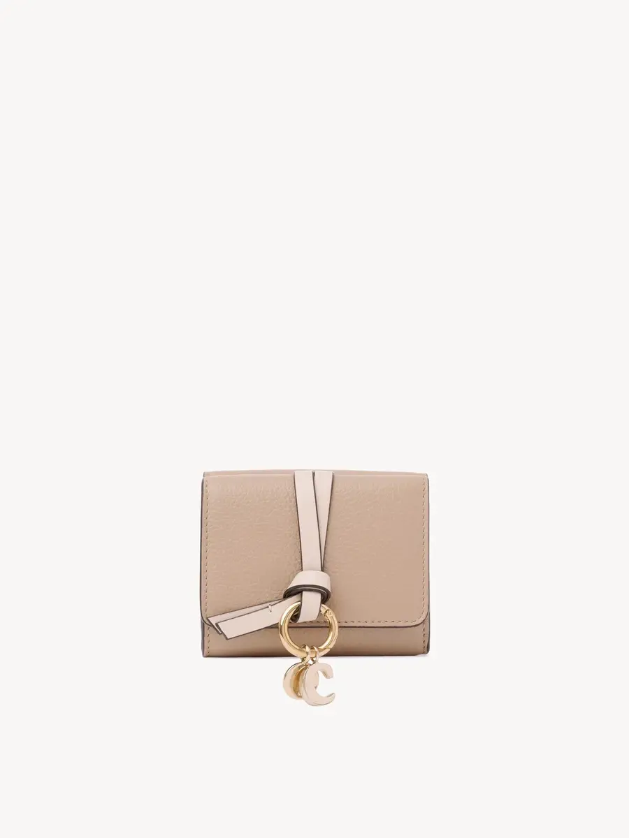 Chloé Mini Alphabet tri-fold in grained leather | Thumbnail 2