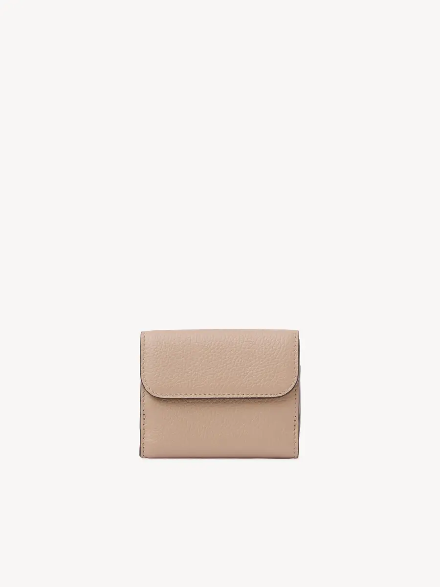 Chloé Mini Alphabet tri-fold in grained leather | Thumbnail 4