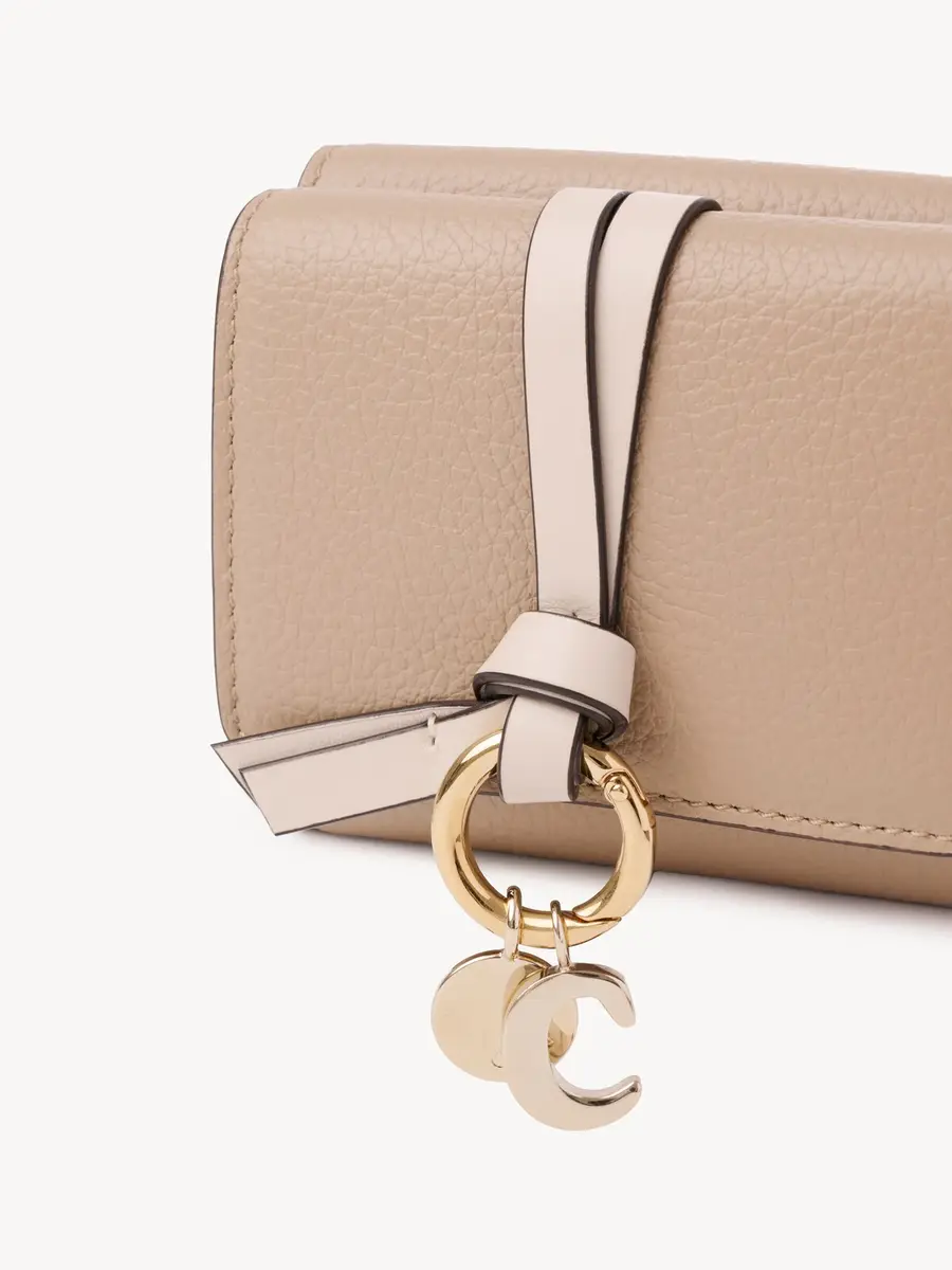 Chloé Mini Alphabet tri-fold in grained leather | Thumbnail 6