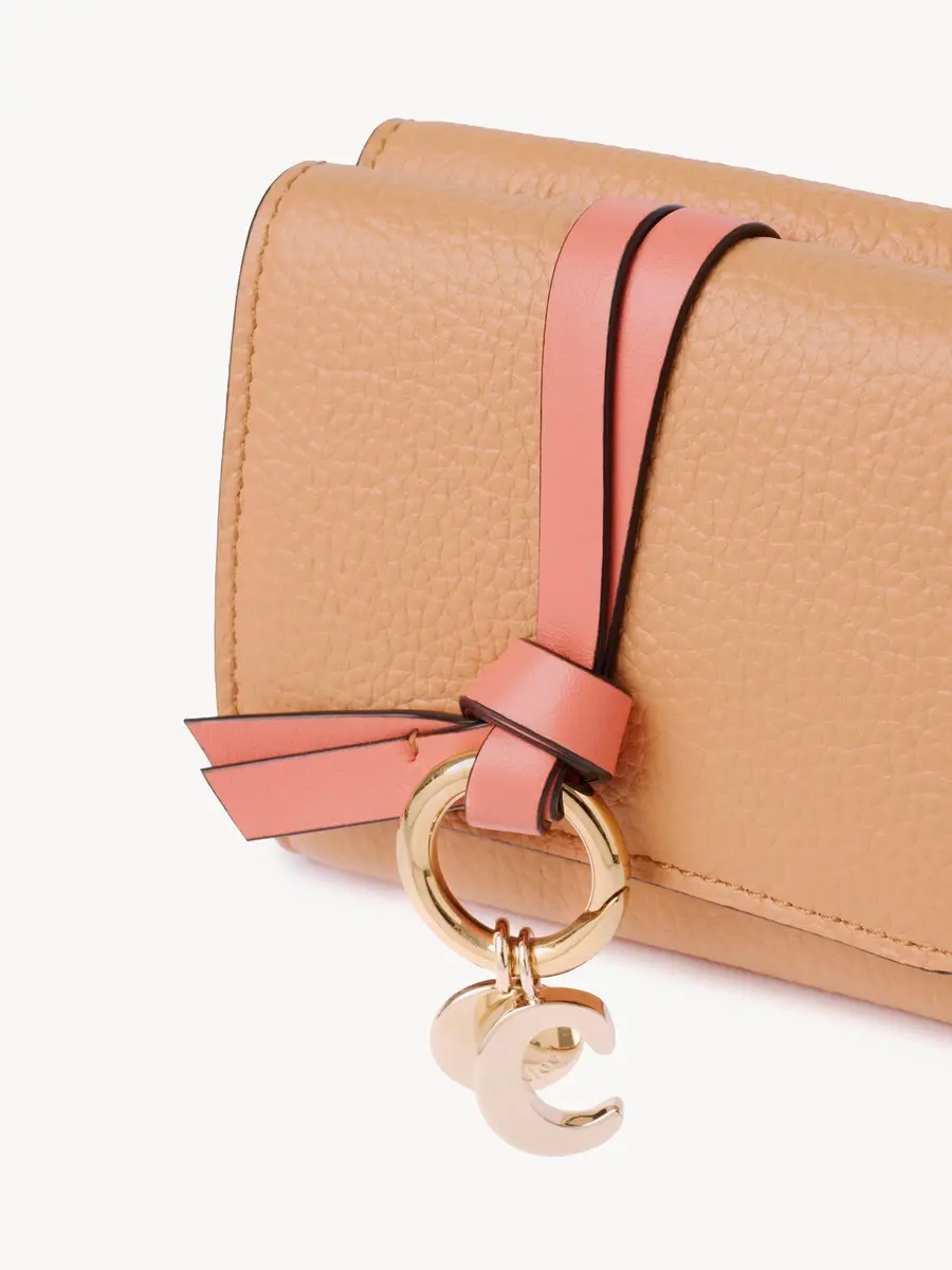 Chloé Mini Alphabet tri-fold in grained leather | Thumbnail 5