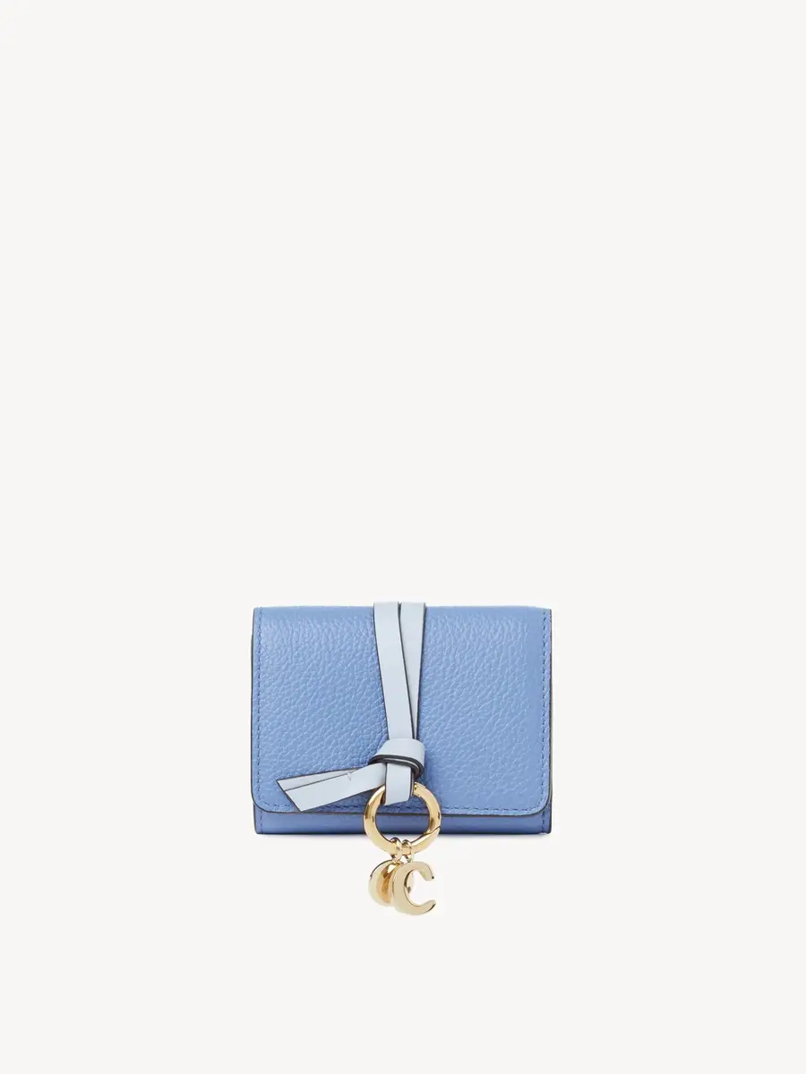 Chloé Mini Alphabet tri-fold in grained leather | Thumbnail 2