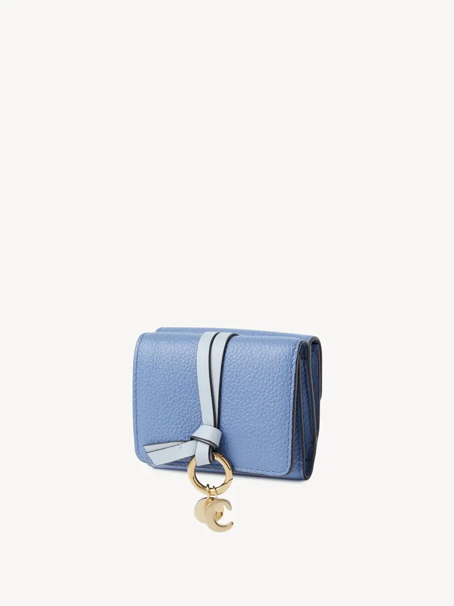 Chloé Mini Alphabet tri-fold in grained leather | Thumbnail 3