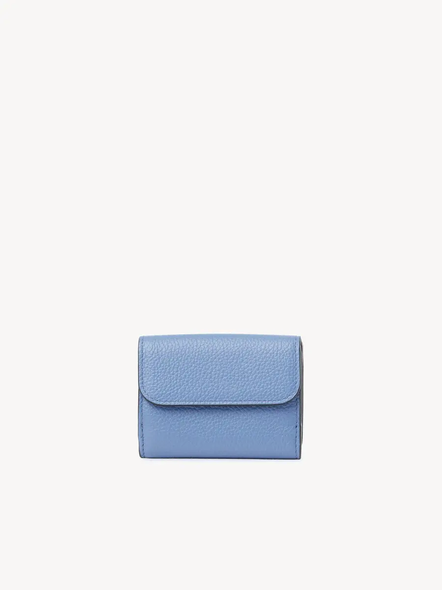 Chloé Mini Alphabet tri-fold in grained leather | Thumbnail 4