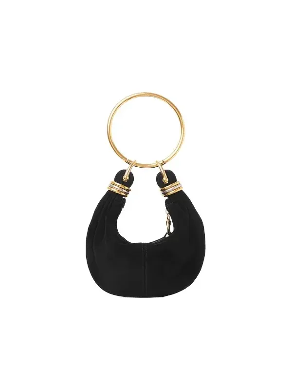 Chloé Mini Bracelet Hobo bag in suede leather