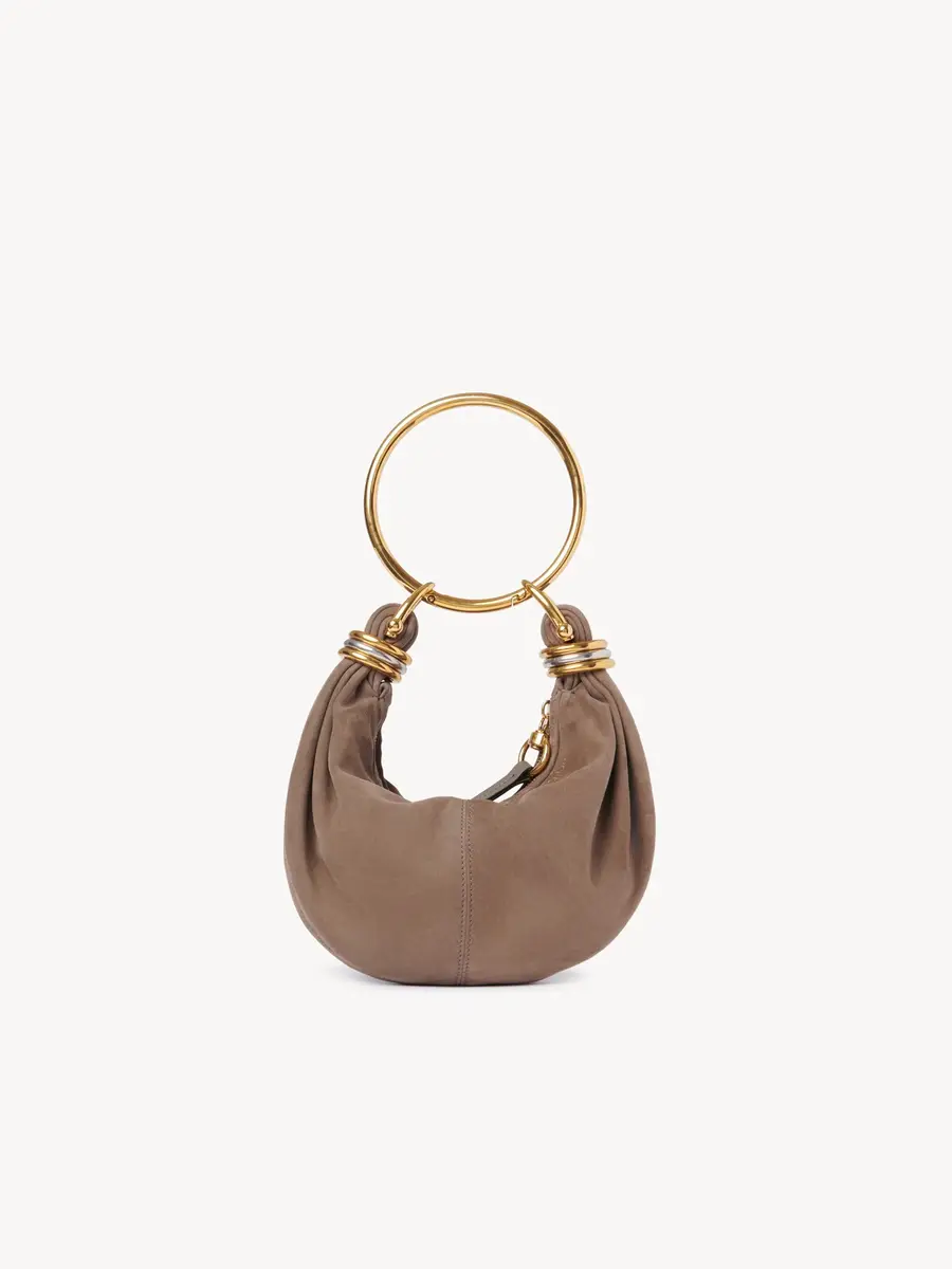 Chloé Mini Bracelet Hobo bag in suede leather | Thumbnail 2 Chloé Mini Bracelet Hobo bag in suede leather | Thumbnail 2