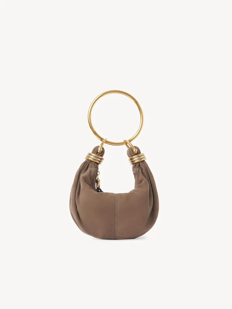 Chloé Mini Bracelet Hobo bag in suede leather | Thumbnail 5 Chloé Mini Bracelet Hobo bag in suede leather | Thumbnail 5