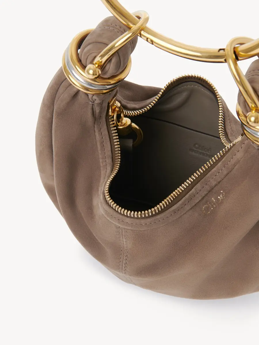 Chloé Mini Bracelet Hobo bag in suede leather | Thumbnail 6 Chloé Mini Bracelet Hobo bag in suede leather | Thumbnail 6