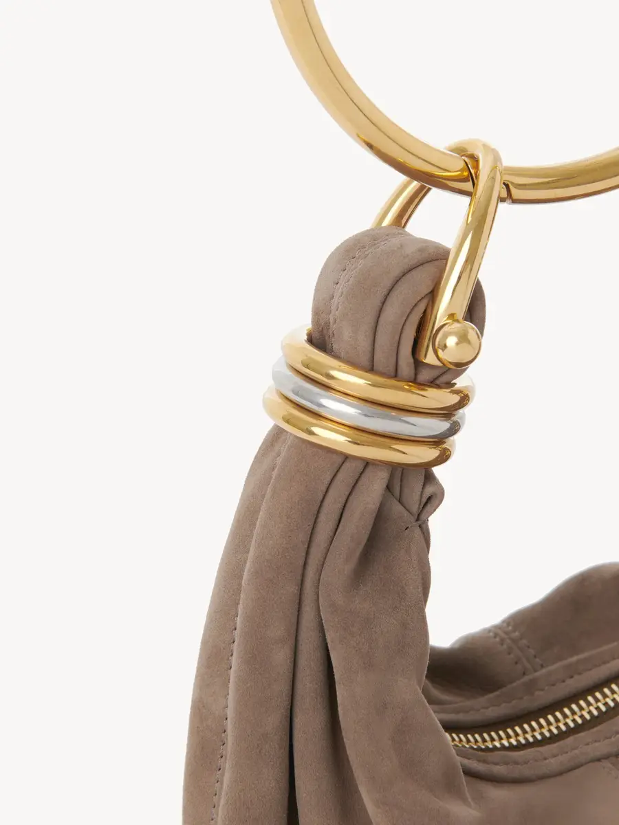 Chloé Mini Bracelet Hobo bag in suede leather | Thumbnail 7 Chloé Mini Bracelet Hobo bag in suede leather | Thumbnail 7