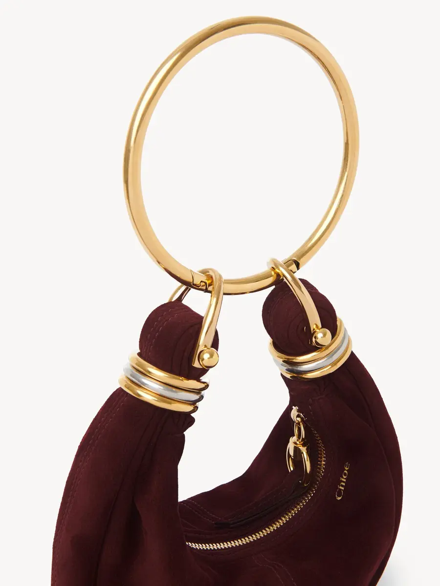 Chloé Mini Bracelet Hobo bag in suede leather | Thumbnail 7 Chloé Mini Bracelet Hobo bag in suede leather | Thumbnail 7