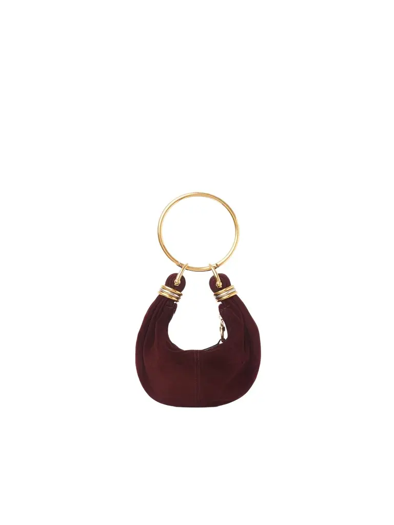 Chloé Mini Bracelet Hobo bag in suede leather | Image 1 Chloé Mini Bracelet Hobo bag in suede leather | Image 1