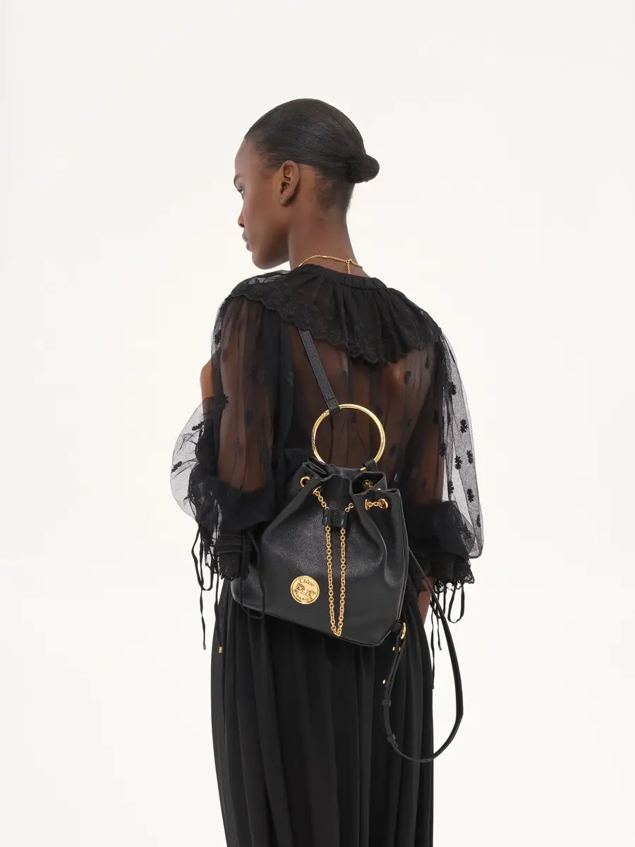 Chloé Small Bracelet backpack in grained leather | Thumbnail 3