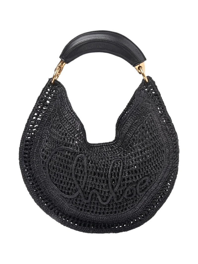 Chloé Summer Banana hobo bag in raffia