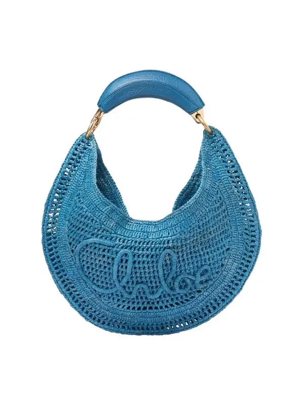 Chloé Summer Banana hobo bag in raffia