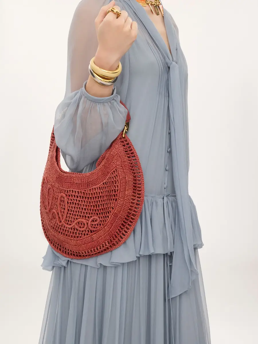 Chloé Summer Banana hobo bag in raffia | Thumbnail 3 Chloé Summer Banana hobo bag in raffia | Thumbnail 3