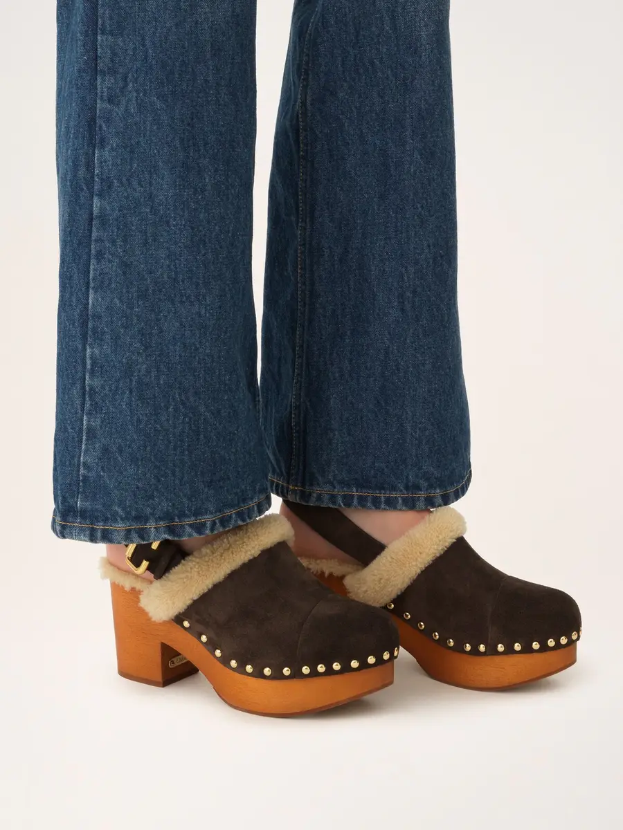 Chloé Jeannette wedge clog | Thumbnail 3 Chloé Jeannette wedge clog | Thumbnail 3