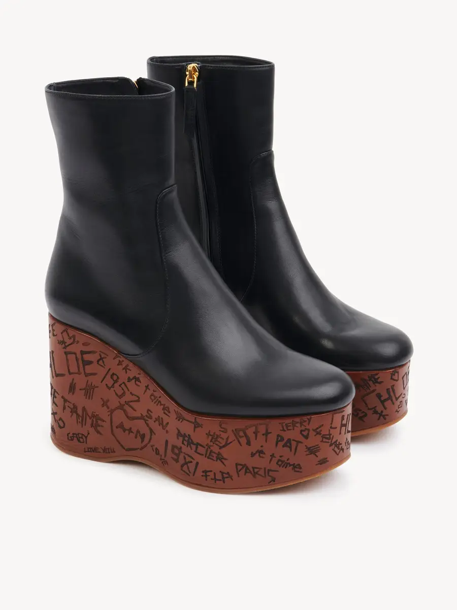 Chloé Maxime wedge ankle boot | Thumbnail 3 Chloé Maxime wedge ankle boot | Thumbnail 3