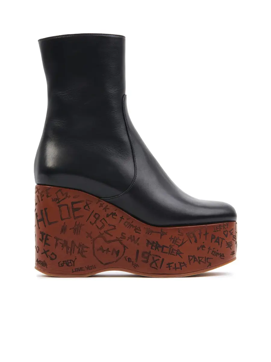 Chloé Maxime wedge ankle boot | Image 1 Chloé Maxime wedge ankle boot | Image 1
