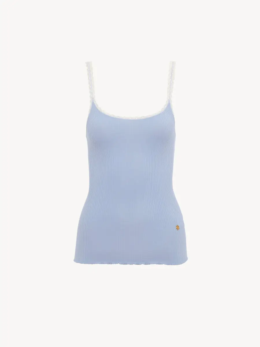 Chloé Fitted tank top in cotton | Thumbnail 2 Chloé Fitted tank top in cotton | Thumbnail 2