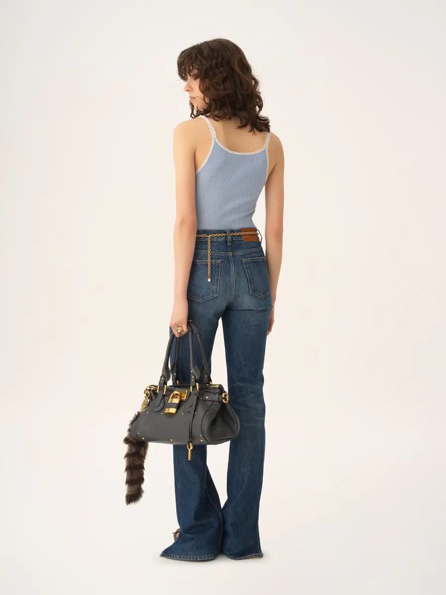 Chloé Fitted tank top in cotton | Thumbnail 5 Chloé Fitted tank top in cotton | Thumbnail 5