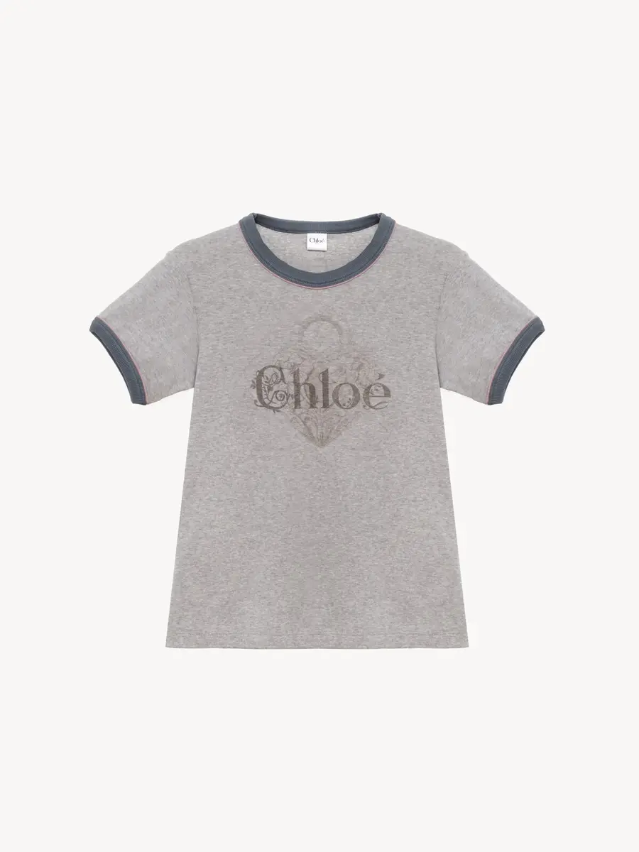 Chloé Baby fit logo T-shirt in cotton jersey | Thumbnail 2