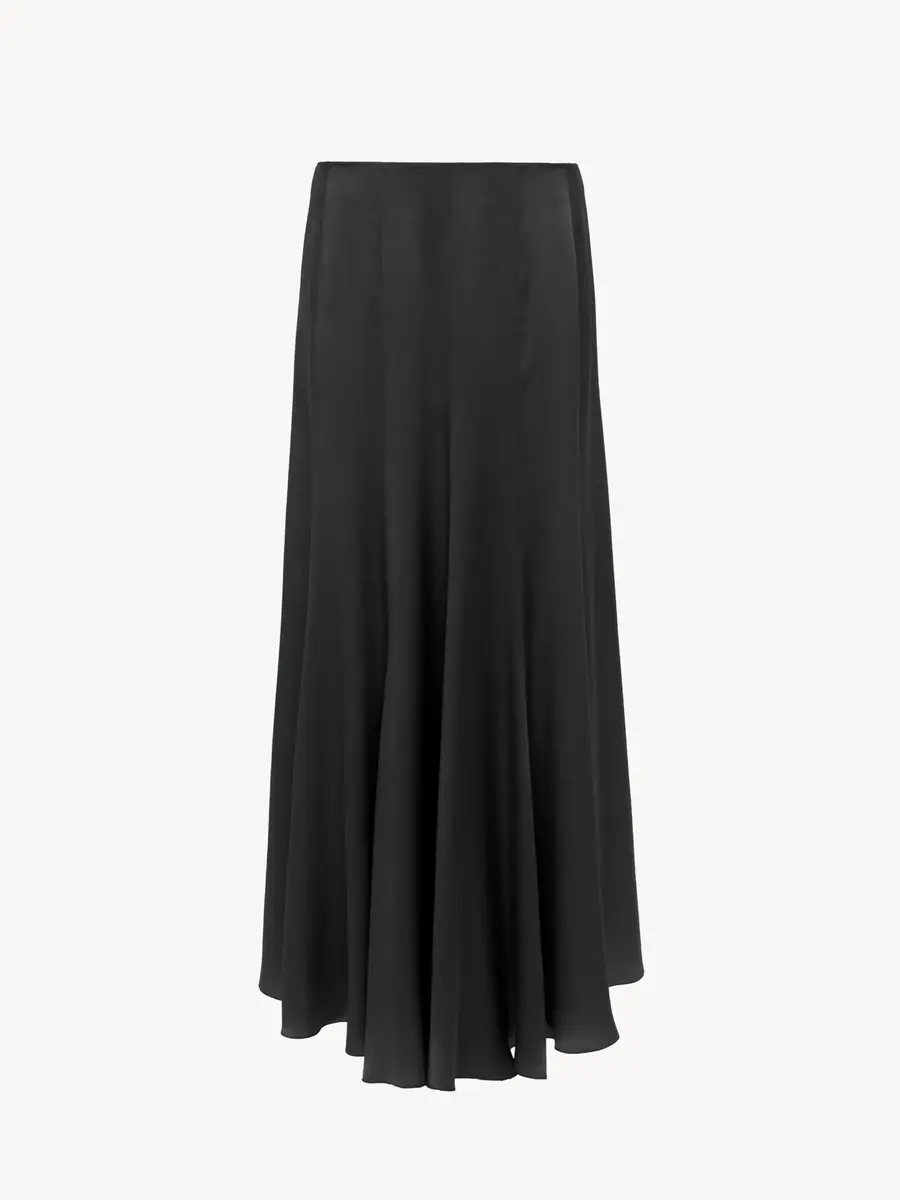 Chloé Fluid maxi skirt in washed silk satin | Thumbnail 2 Chloé Fluid maxi skirt in washed silk satin | Thumbnail 2