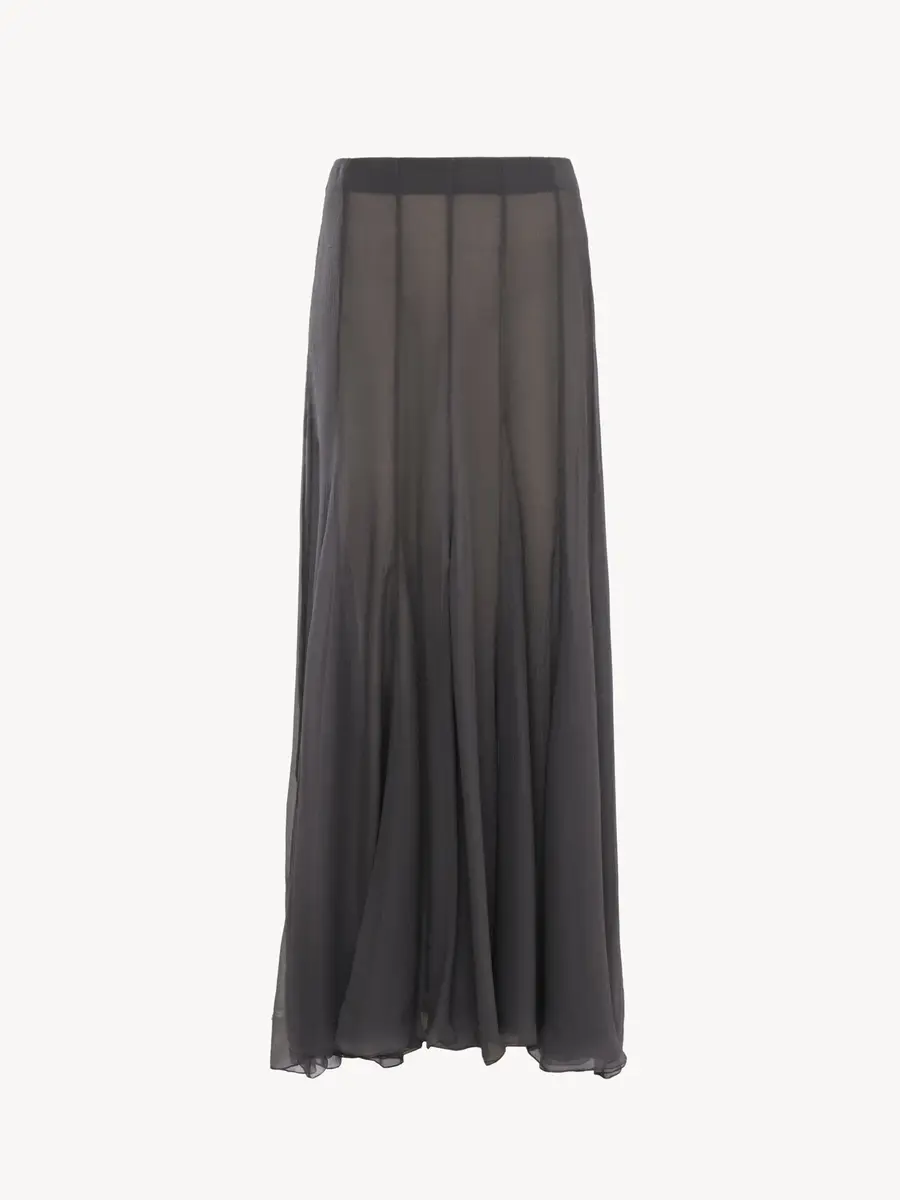 Chloé Fluid maxi skirt in silk mousseline | Thumbnail 2 Chloé Fluid maxi skirt in silk mousseline | Thumbnail 2