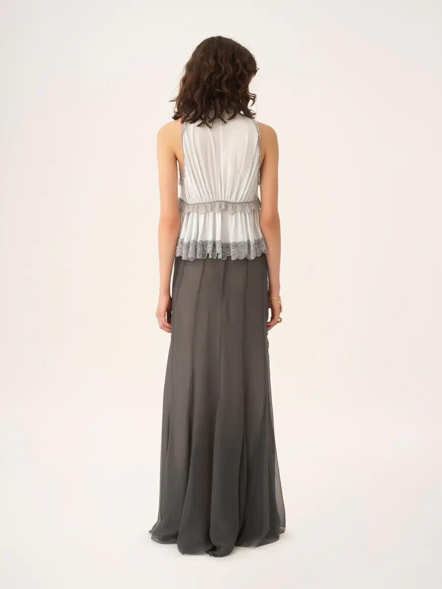 Chloé Fluid maxi skirt in silk mousseline | Thumbnail 5 Chloé Fluid maxi skirt in silk mousseline | Thumbnail 5