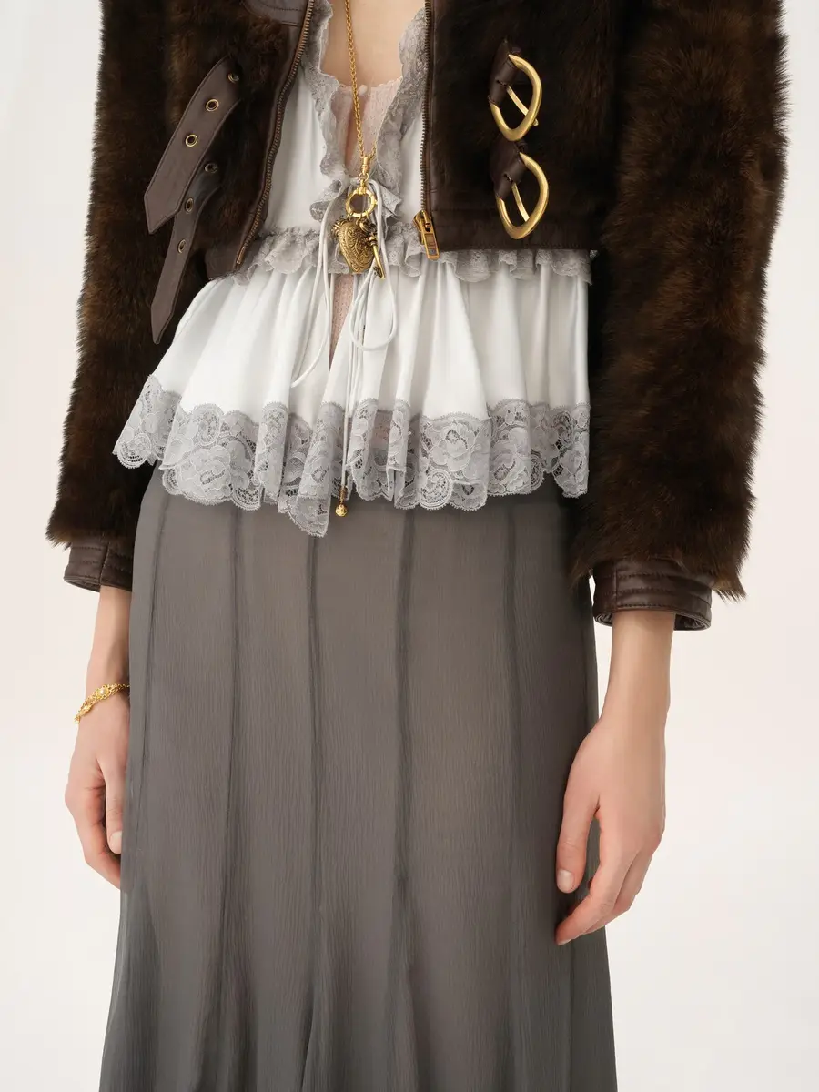 Chloé Fluid maxi skirt in silk mousseline | Thumbnail 7 Chloé Fluid maxi skirt in silk mousseline | Thumbnail 7