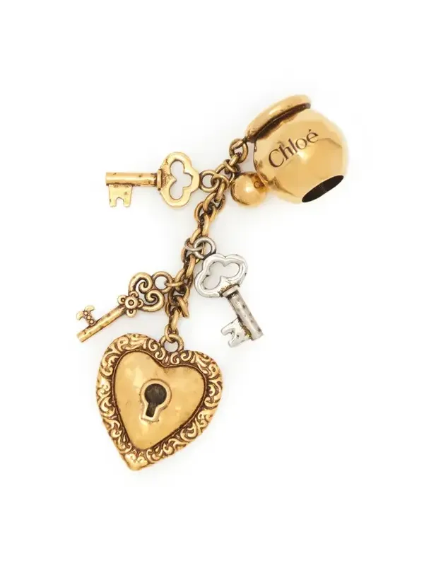 Chloé Sphere Key Dice charm for Bracelet bag in brass