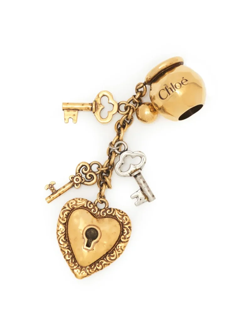 Chloé Sphere Key Dice charm for Bracelet bag in brass