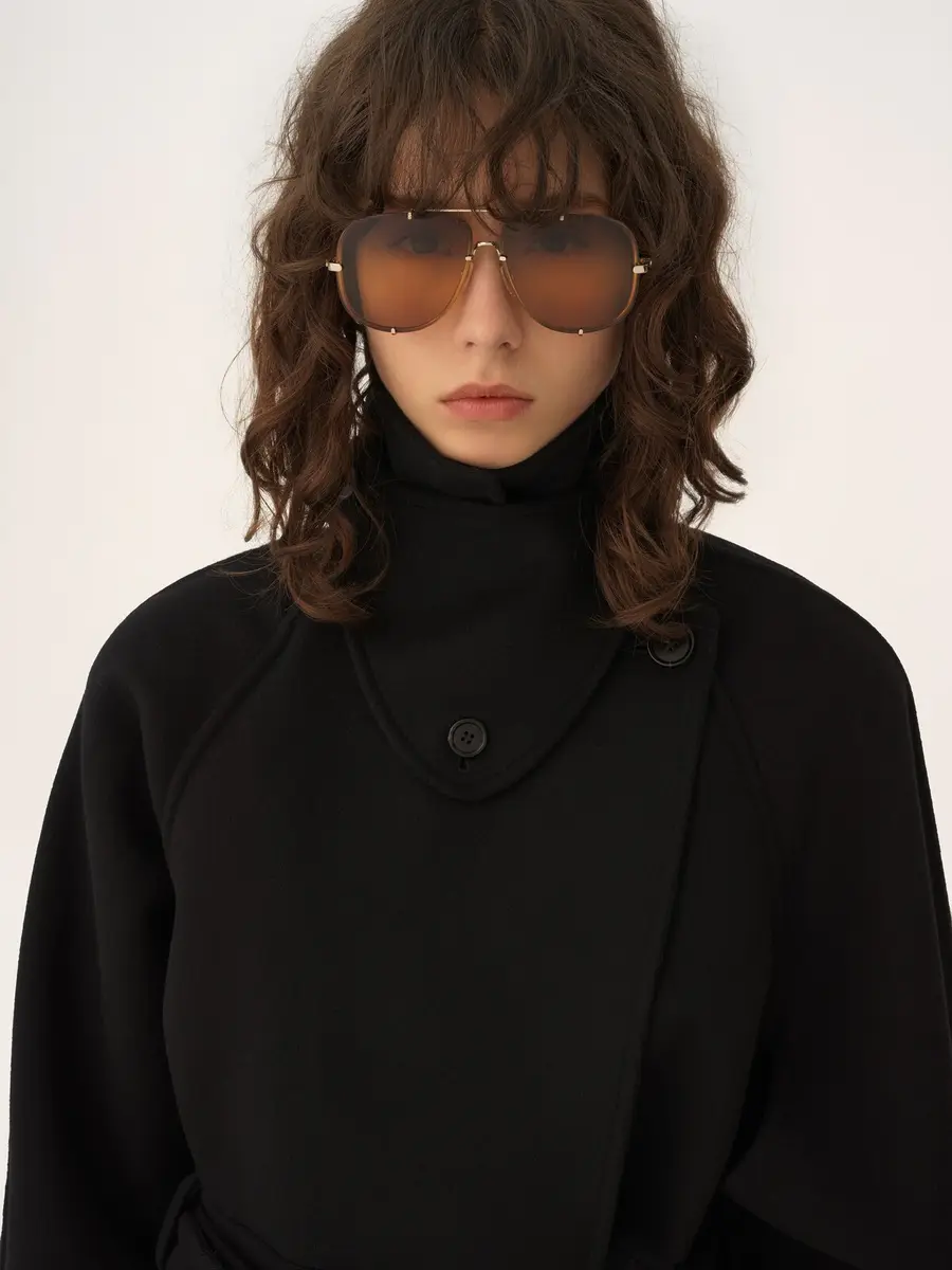 Chloé Cropped coat in double-face wool | Thumbnail 7 Chloé Cropped coat in double-face wool | Thumbnail 7