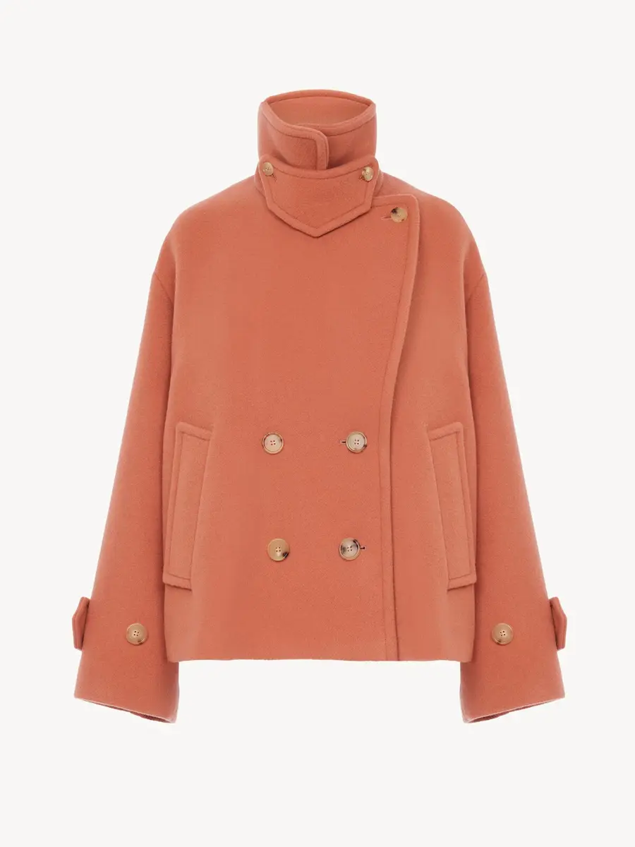 Chloé Oversized short coat in wool | Thumbnail 2 Chloé Oversized short coat in wool | Thumbnail 2