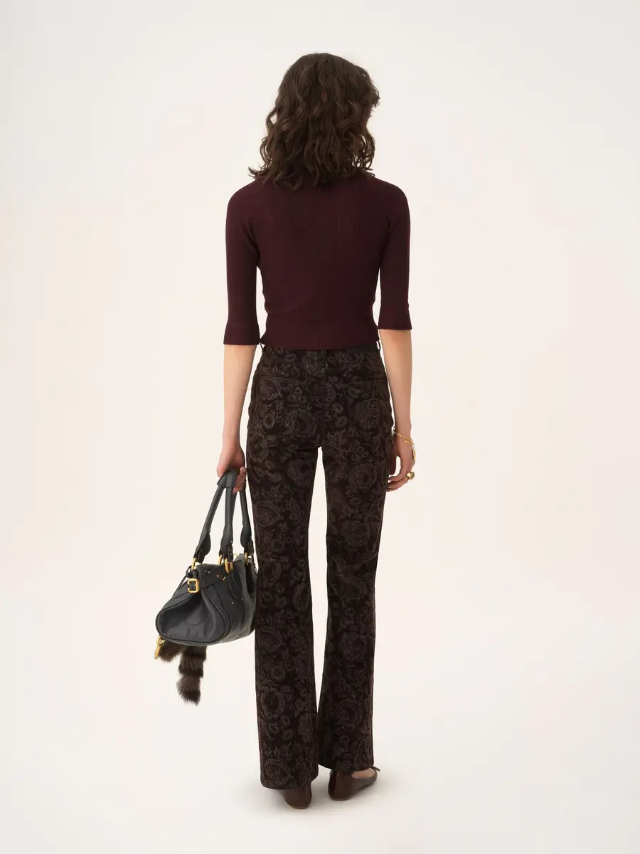 Chloé Fitted V-neck cardigan in a wool knit | Thumbnail 5 Chloé Fitted V-neck cardigan in a wool knit | Thumbnail 5