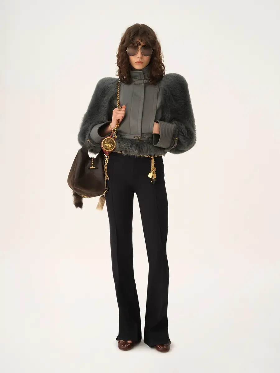 Chloé Tailored pants in wool gabardine | Thumbnail 3 Chloé Tailored pants in wool gabardine | Thumbnail 3