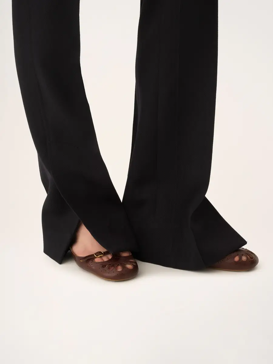 Chloé Tailored pants in wool gabardine | Thumbnail 5 Chloé Tailored pants in wool gabardine | Thumbnail 5