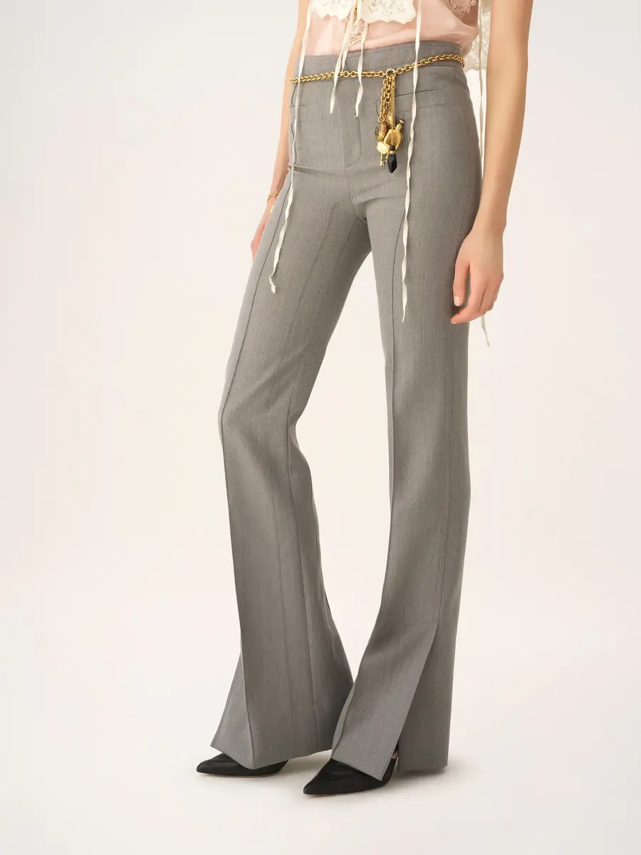 Chloé Tailored pants in chiné wool | Thumbnail 4