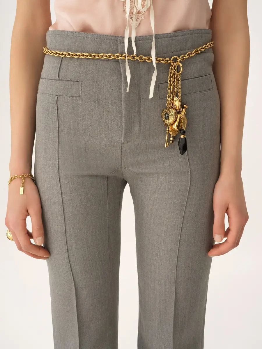 Chloé Tailored pants in chiné wool | Thumbnail 6