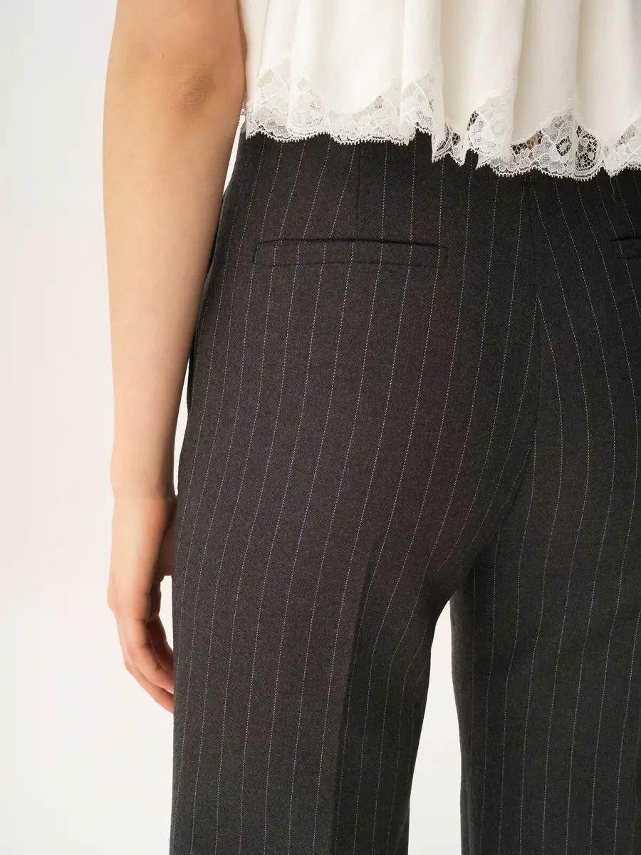 Chloé Tailored bootcut pants in wool | Thumbnail 6 Chloé Tailored bootcut pants in wool | Thumbnail 6