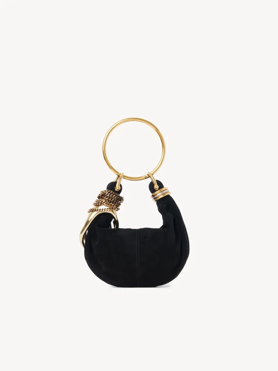 Chloé Mini Bracelet Hobo bag in suede leather | Thumbnail 5 Chloé Mini Bracelet Hobo bag in suede leather | Thumbnail 5