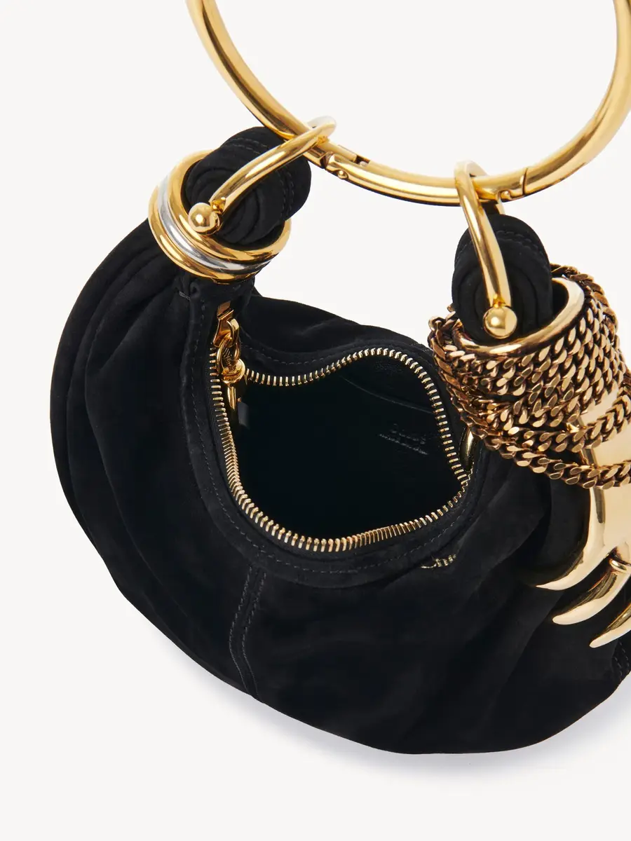 Chloé Mini Bracelet Hobo bag in suede leather | Thumbnail 6 Chloé Mini Bracelet Hobo bag in suede leather | Thumbnail 6