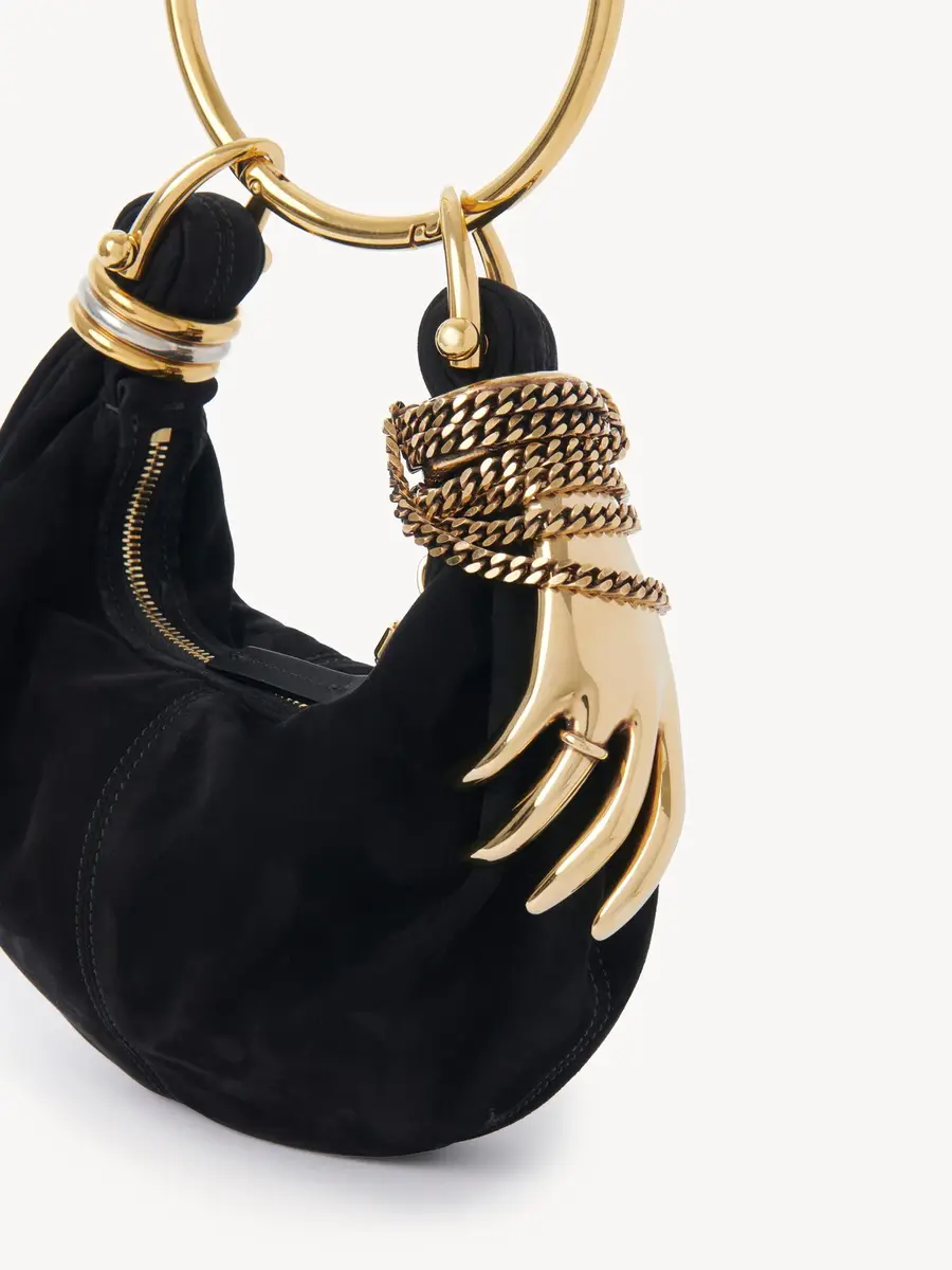 Chloé Mini Bracelet Hobo bag in suede leather | Thumbnail 7 Chloé Mini Bracelet Hobo bag in suede leather | Thumbnail 7