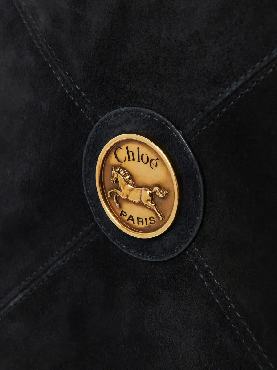 Chloé Chloé Balloon bag in grained & suede leather | Thumbnail 7 Chloé Chloé Balloon bag in grained & suede leather | Thumbnail 7