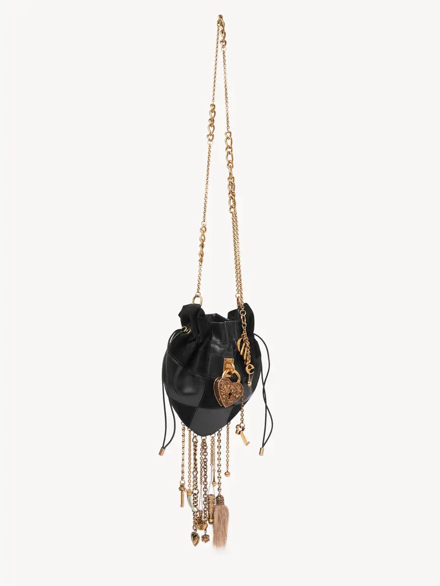 Chloé Château Treasures crossbody bag in grained & suede leather | Thumbnail 4