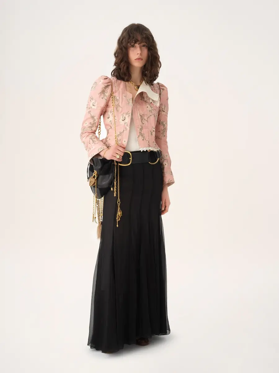 Chloé Château Treasures crossbody bag in grained & suede leather | Thumbnail 8