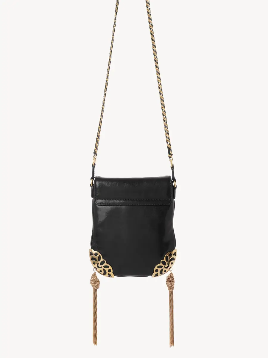 Chloé Château Treasures chain flap bag in grained leather | Thumbnail 5 Chloé Château Treasures chain flap bag in grained leather | Thumbnail 5