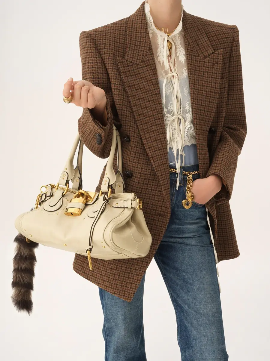 Chloé Paddington bag in grained leather | Thumbnail 3 Chloé Paddington bag in grained leather | Thumbnail 3
