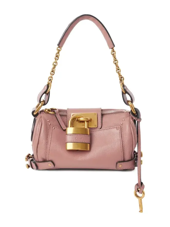 Small Paddington chain bag in grained leather