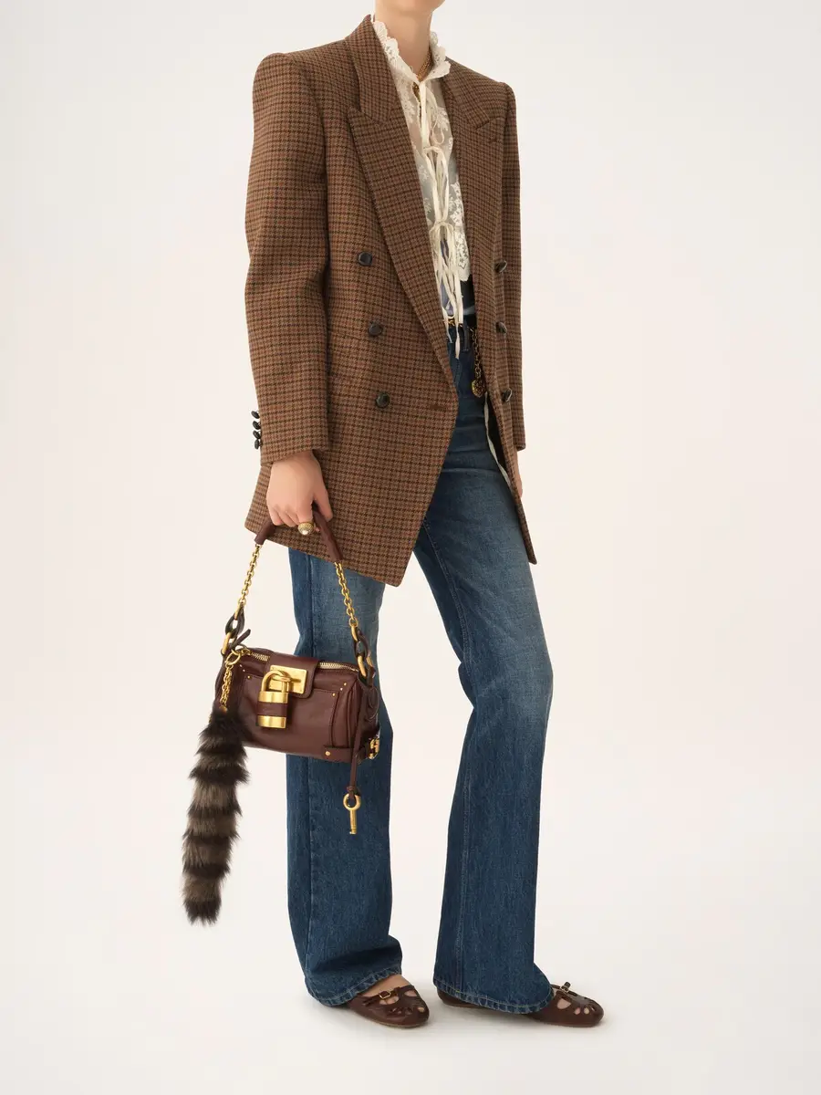Chloé Small Paddington chain bag in grained leather | Thumbnail 9